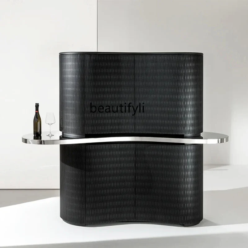 

zq1Итальянский светлый роскошный винный шкаф из нержавеющей стали для гостиной, дуговый шкаф для хранения вещей