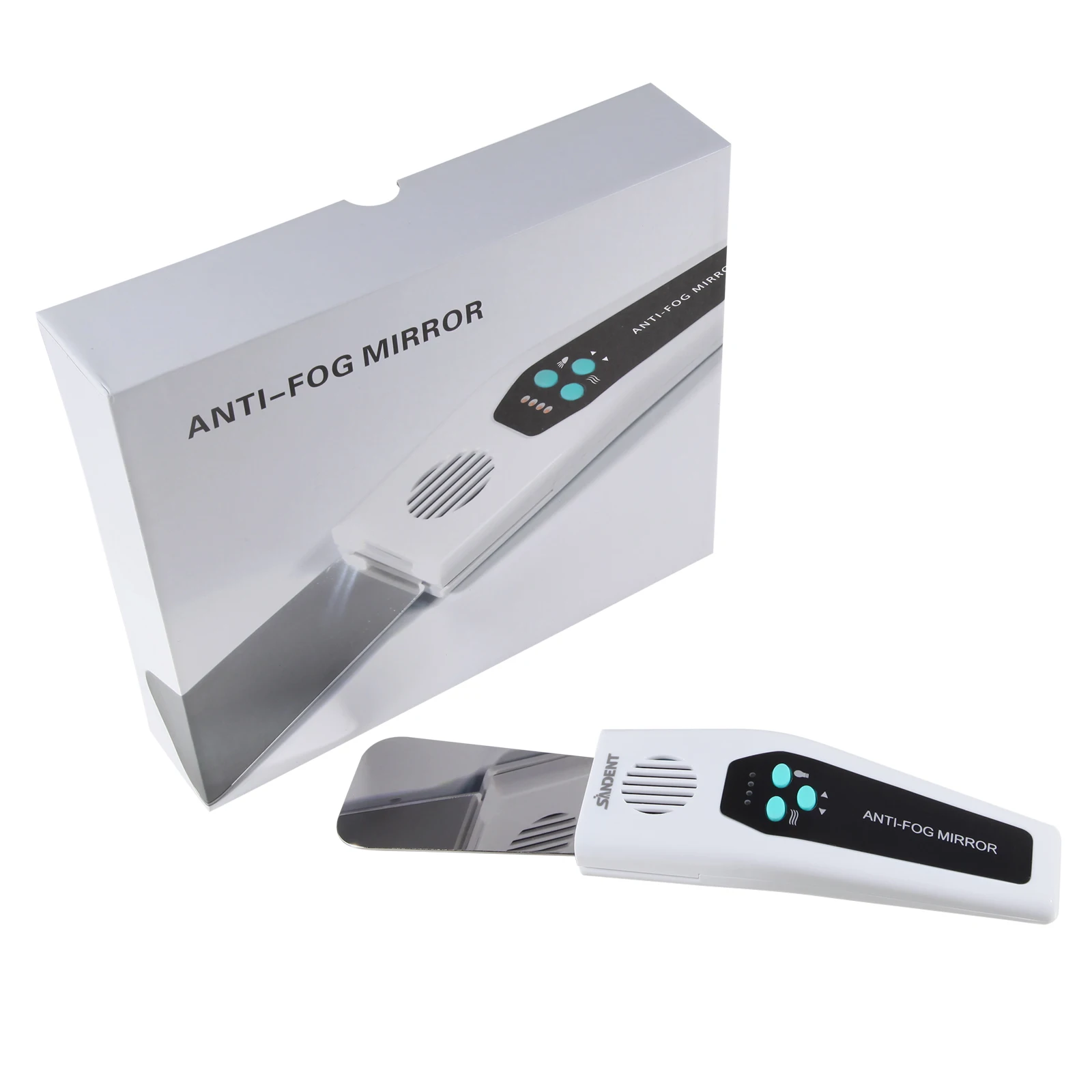 

den tal Anti-fog Mirror Photography Reflector Photo 4 LED Lights 4 Mirrors No-Fog Automatic Oral Mirrors Clear Imaging