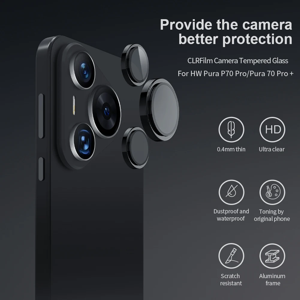 

Закаленное стекло для камеры Huawei Pura 70 / 70 Pro / 70 Pro Plus