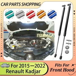 Entretoises de Capot pour Renault Kadjar, Tiges de Piston, Support de Levage, Amortisseurs, Cylindres, 2015 2016 2017 2018 2019 2020 2021 2022