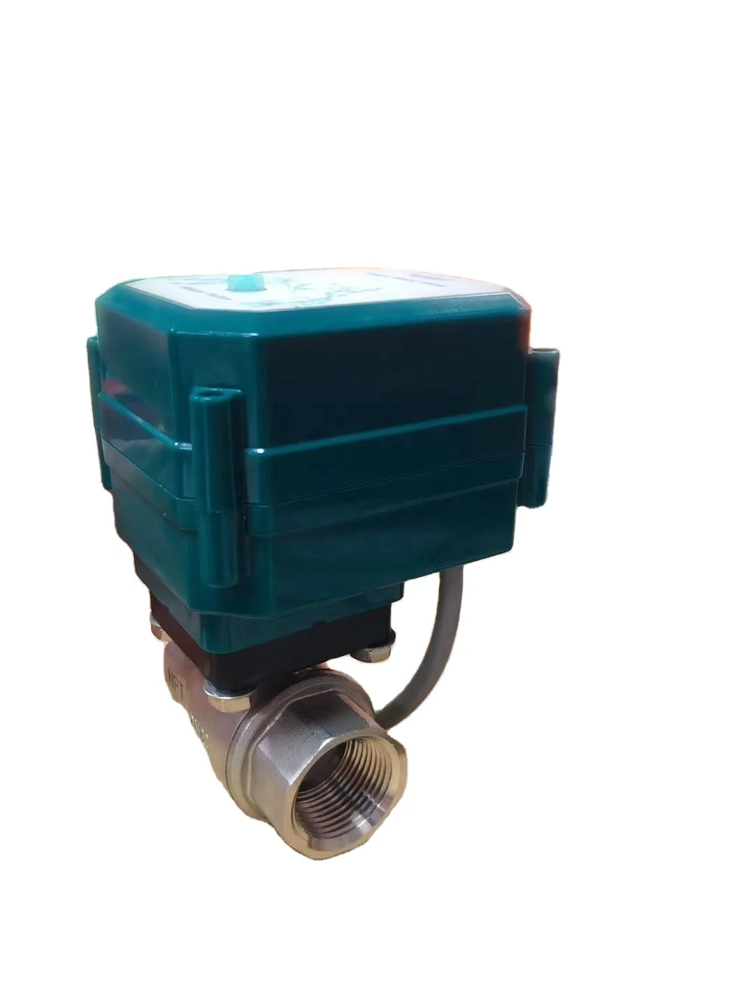 Wifi Water Shut off Valve Wifi Automatic Shut off Smart Valve Stainless Steel Brass  BSP NPT Motorized Flow Control Valve