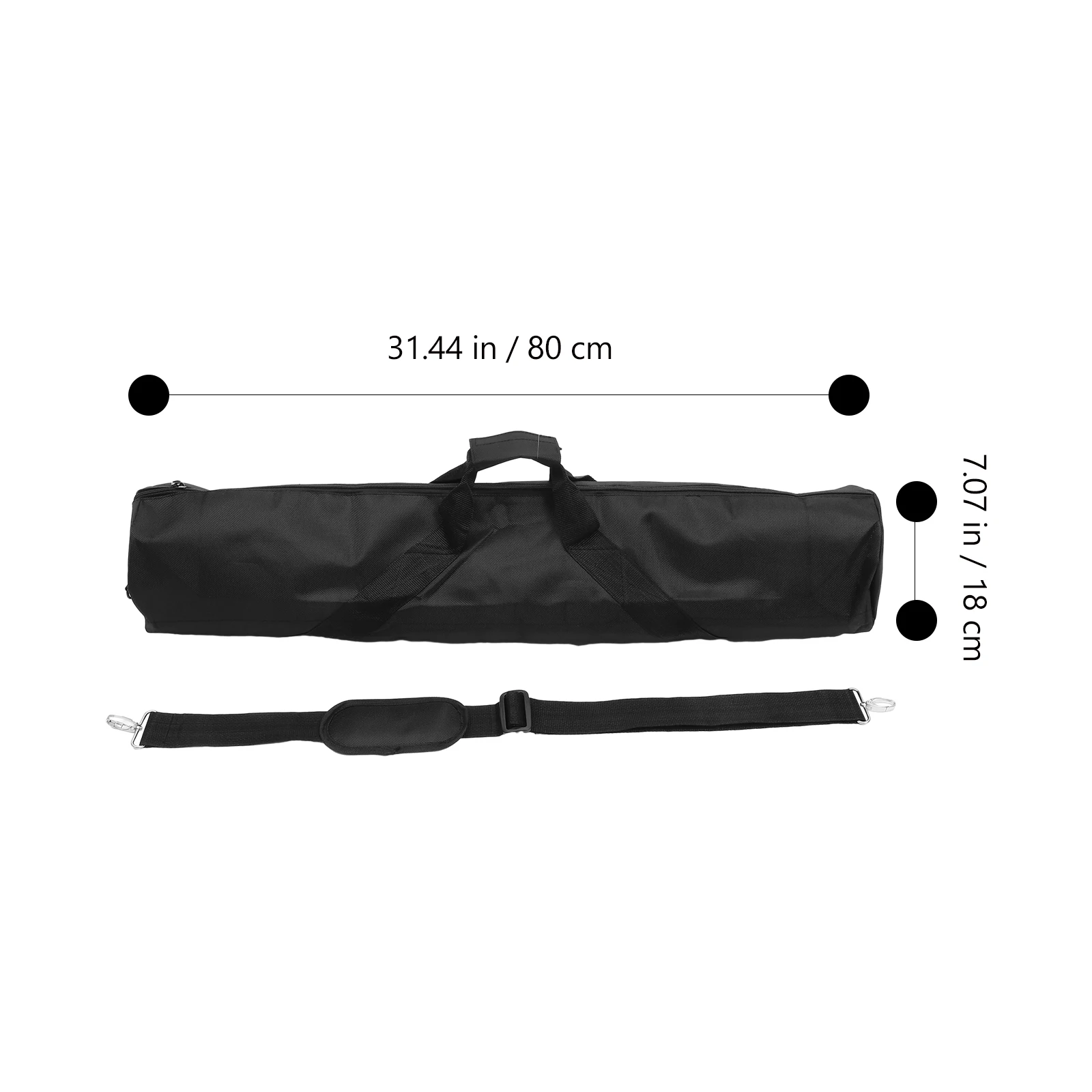 

Portable Carrying Case Storage With Shoulder Strap Durable Lightweight Easy Carry Large Capacity Tripod Storage Bag For Light