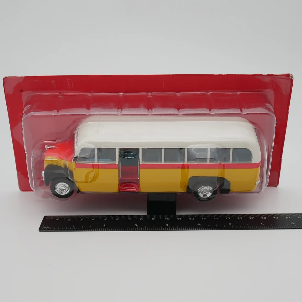

Diecast Ixo 1:43 Scale Ford Thames ET7 Ford Bus Malta Bus Alloy Car Model Collectible Toy Gift Souvenir Display Ornament