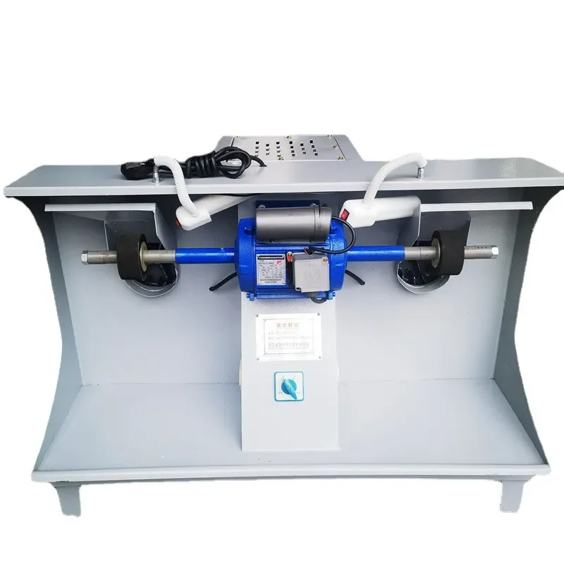 Double-head box-type vacuum grinding wheel machine, upper and sole grinding machine, double-head electric grinding wheel machine
