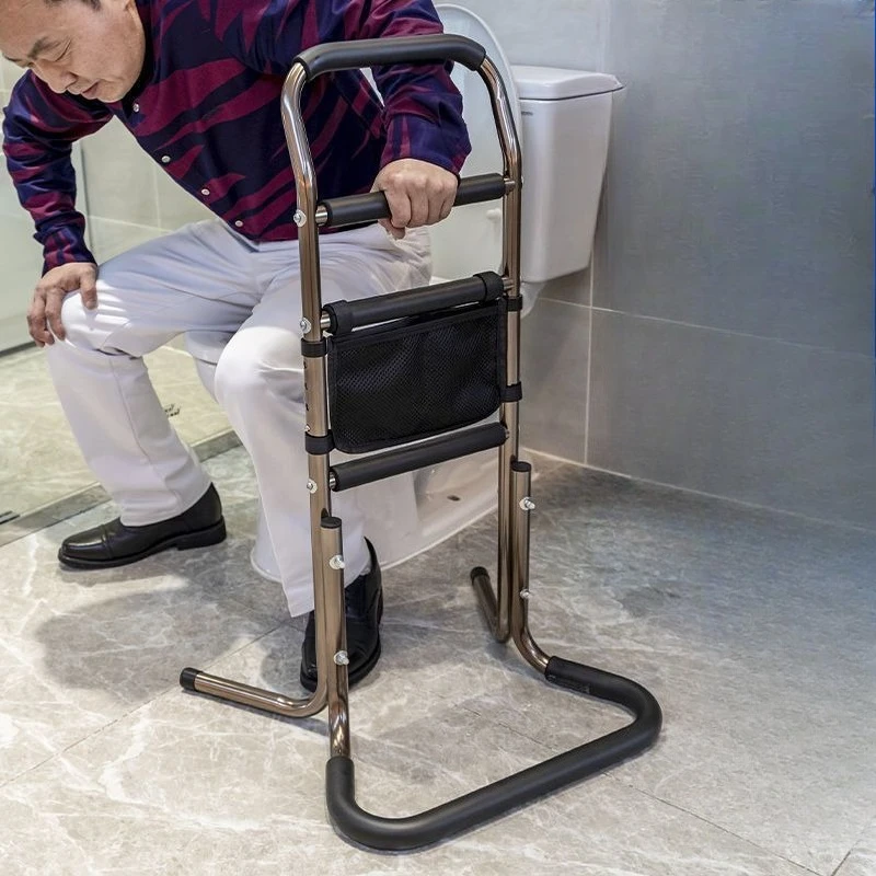 Bedside anti-fall and slip-proof wake-up aids: elderly bedside household tools, remove guardrails