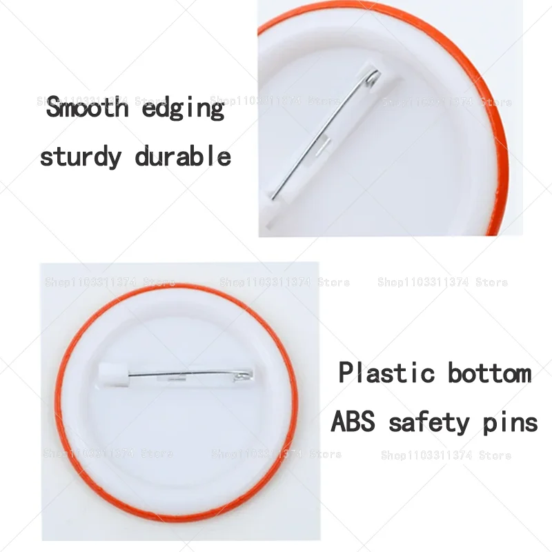 Soul Eater Anime Pins Cartoon Cute Collection Badge Decoration Fashion Bag Accessories Round Snap-in Brooch on Backpack Ornament view 3