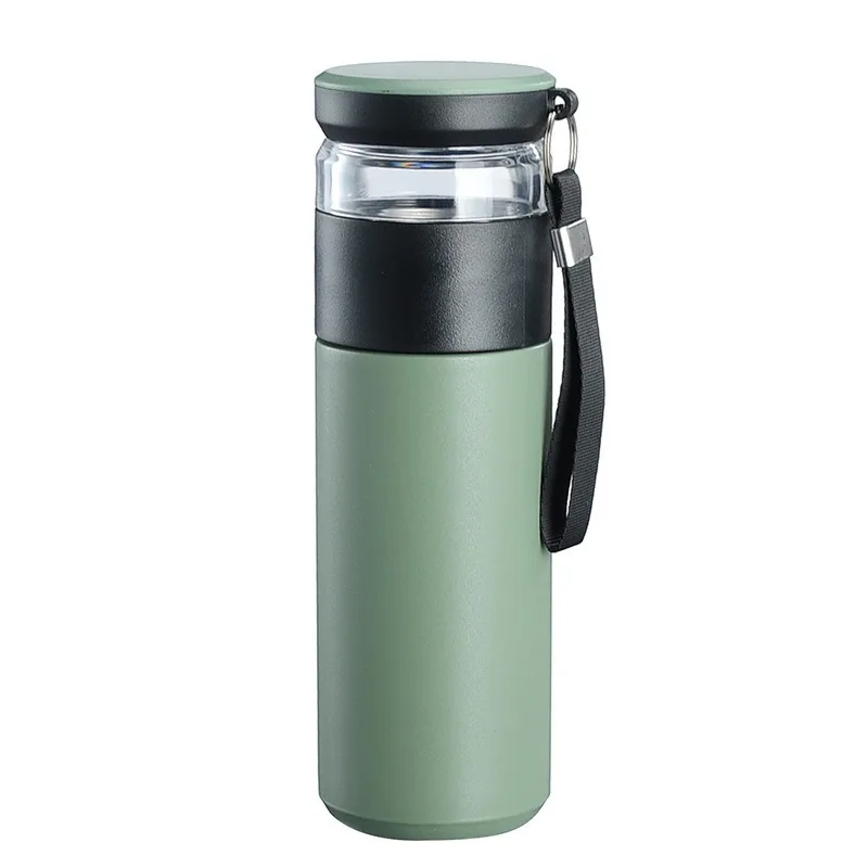 2026 Tea‑separated Vacuum Insulated Cup 304 Stainless Steel Portable Creative Flower Tea Travel Water Bottle