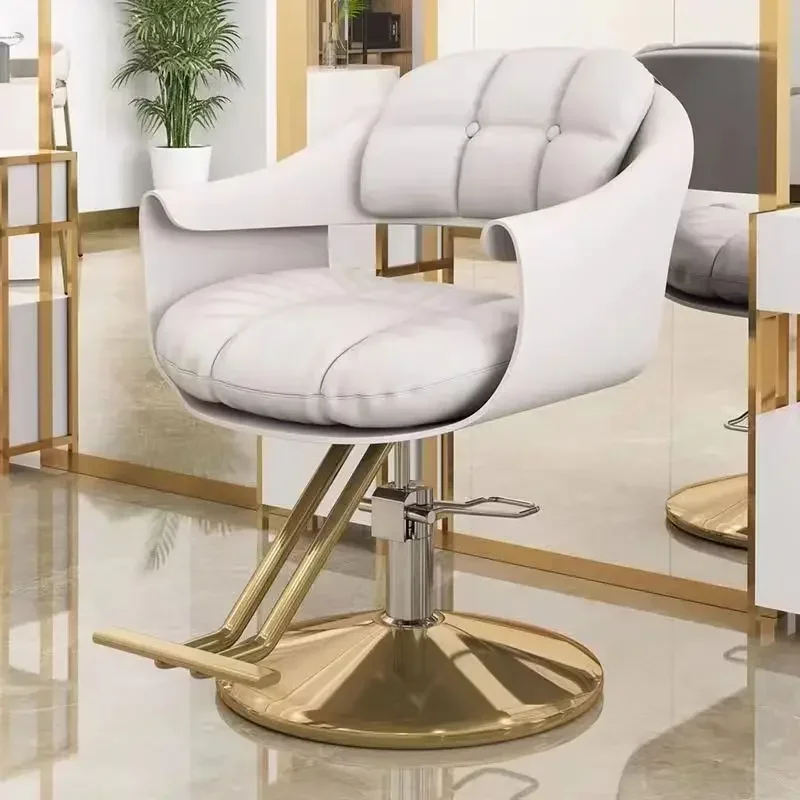 Barber  Chair Master Wheels Furniture Aesthetics and Beauty Hair Equipment Chaise Coiffure Cadeira Hairdresser LFY-010