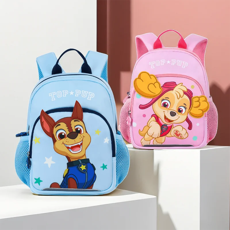 Original Paw Patrol Chase Skye Cartoon Bag Children backpack Boys Girls pat patrouille Doll birthday Christmas Gift Anime Toy