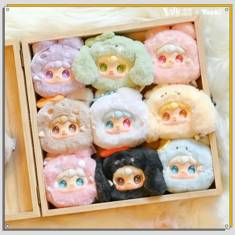 

Yooki Cutely Rabbit Series Vinyl Plush Blind Box Desktop Ornament Backpack Charm Trendy Toys Cute Doll Surprise Mystery Box Gift