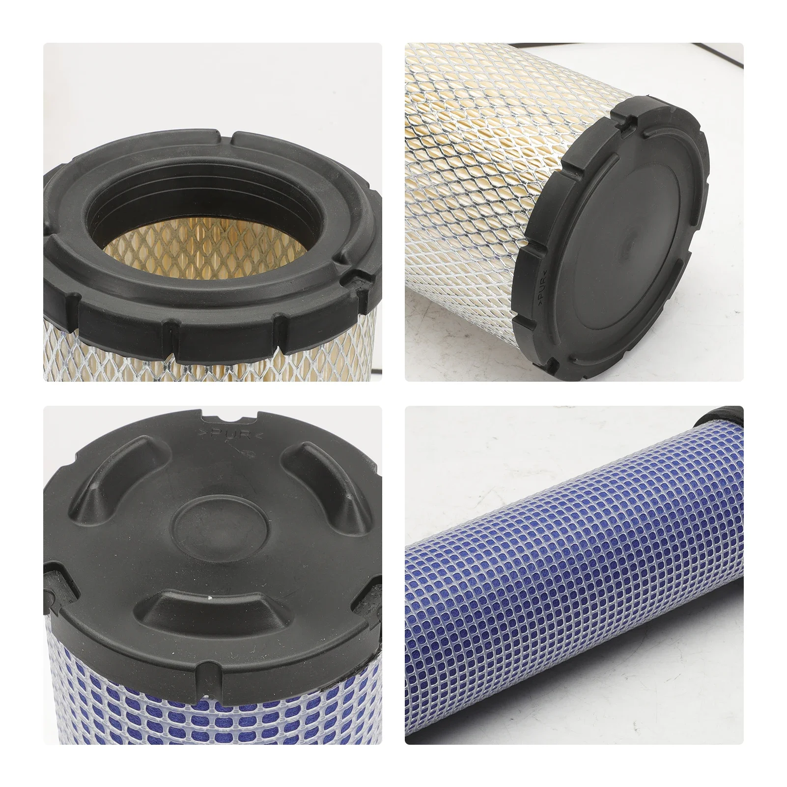 Outer Inner Air Filter Kit For Toyota Forklift 4Y Engine Replace RS3940 AF25648 17743U223071 42806 P610905 83347