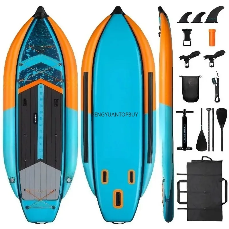 New Design Detachable Drop  Inflatable Kayak Fishing Boat 2 Seats 2 Person Boat Kayak