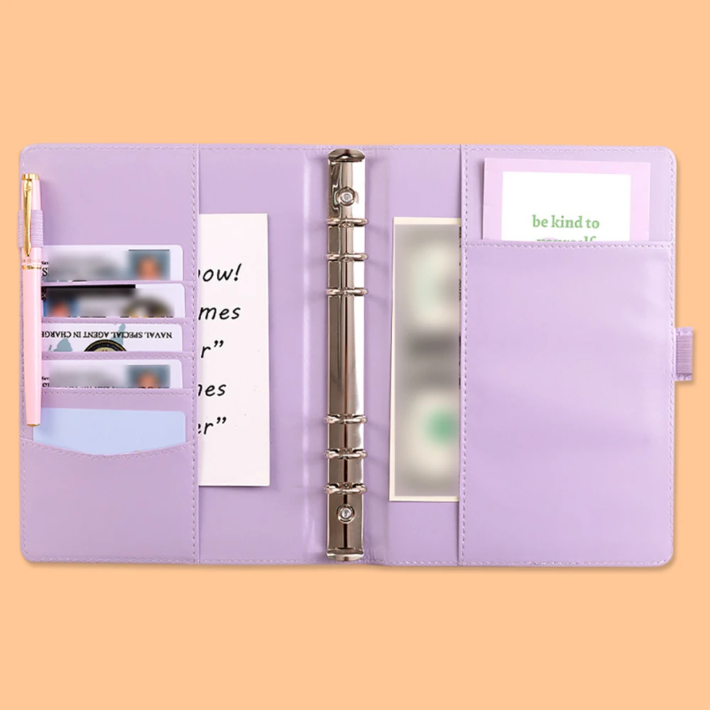 1 Set Money Saving Binder Kit 100 Day Money Saving Challenge Binder Inserts Notebook Replacement Cash Envelopes Core Accessories