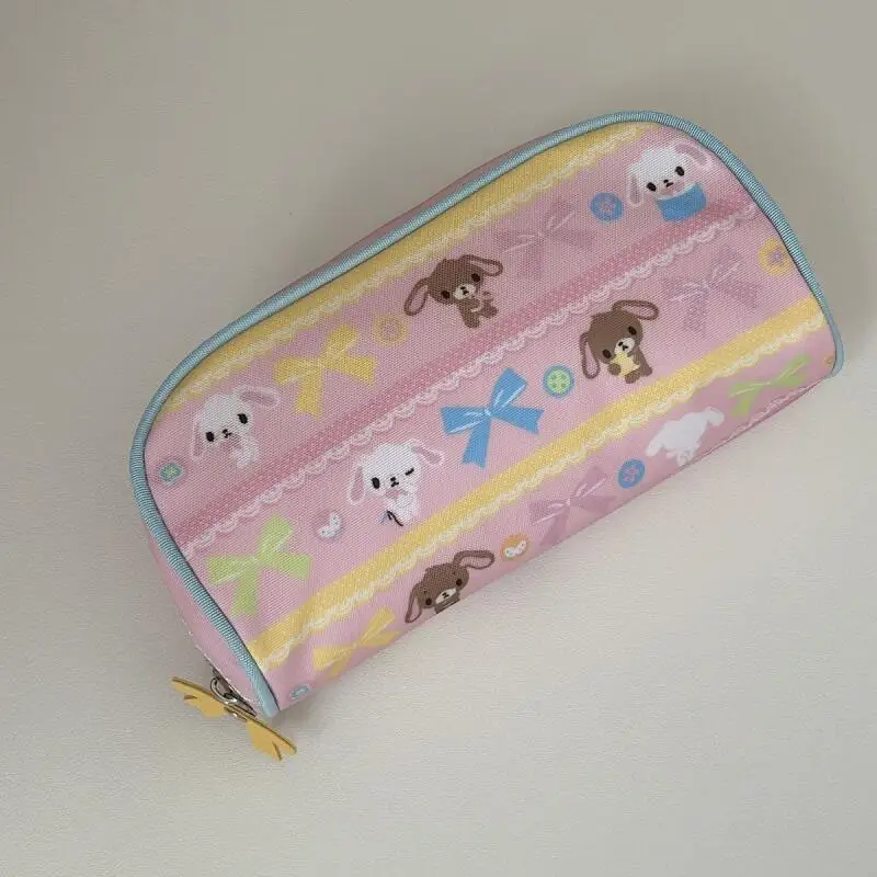 Bunny Field Sugarbunnies Cartoon Pencil Case Makeup Bag Large Capacity Desktop Storage Stationery Bag A Holiday Gift for Friend