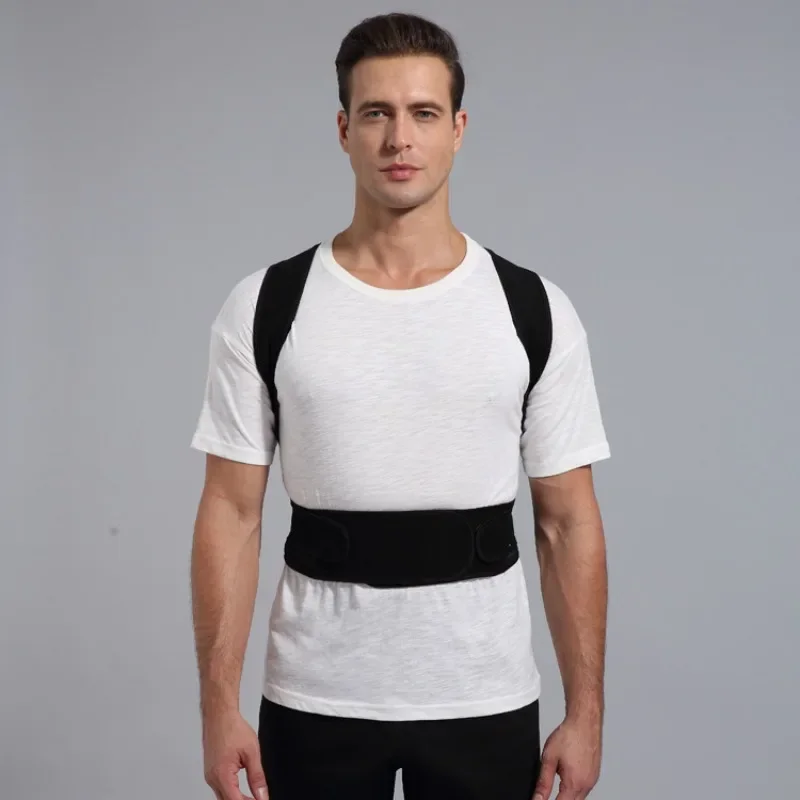 Back Brace Posture Corrector for Women & Men, Adjustable Back Lumbar Support Belt Shoulder Posture Support for Improve Scoliosis