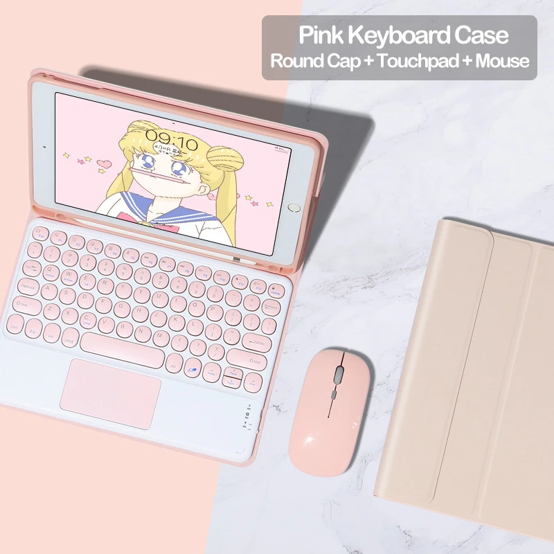 

Magnetic Keyboard Case for iPad 10 2022 Case Wireless Keyboard Mouse Tablet Cover for iPad Air 5 2 3 4 Pro 11 10.5 10.2 9.7
