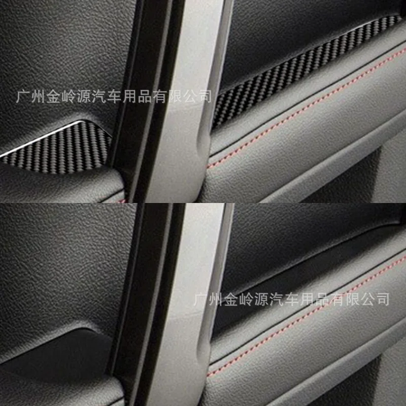 For 10-20 Toyota Speedmaster 4runner Carbon Fiber Door Storage Slot Decorative Stickers Interior Modification Accessories