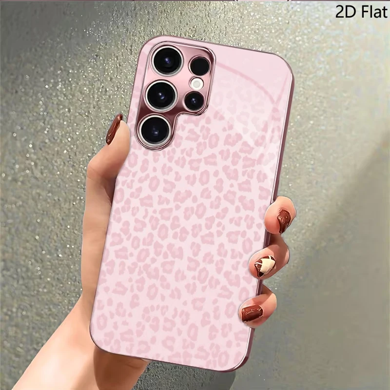 leopard print For Samsung Galaxy S24 S25 S26Ultra S23 S22 S21PLUSFE A5 A54A52A35A15 Phone Cover Shockproof Protective Back Cover