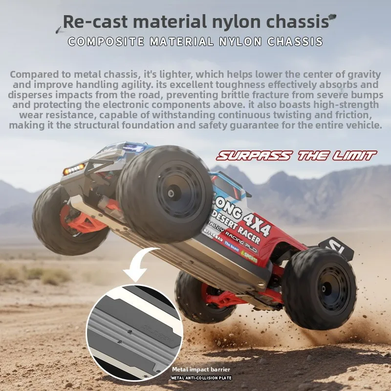 Cool Stuff coche de juguete regalo divertido-Kawaii 1:16 camión Rc 4WD de alta velocidad, coches Rc todoterreno con cepillo para adultos, camión monstruo, juguetes para niños