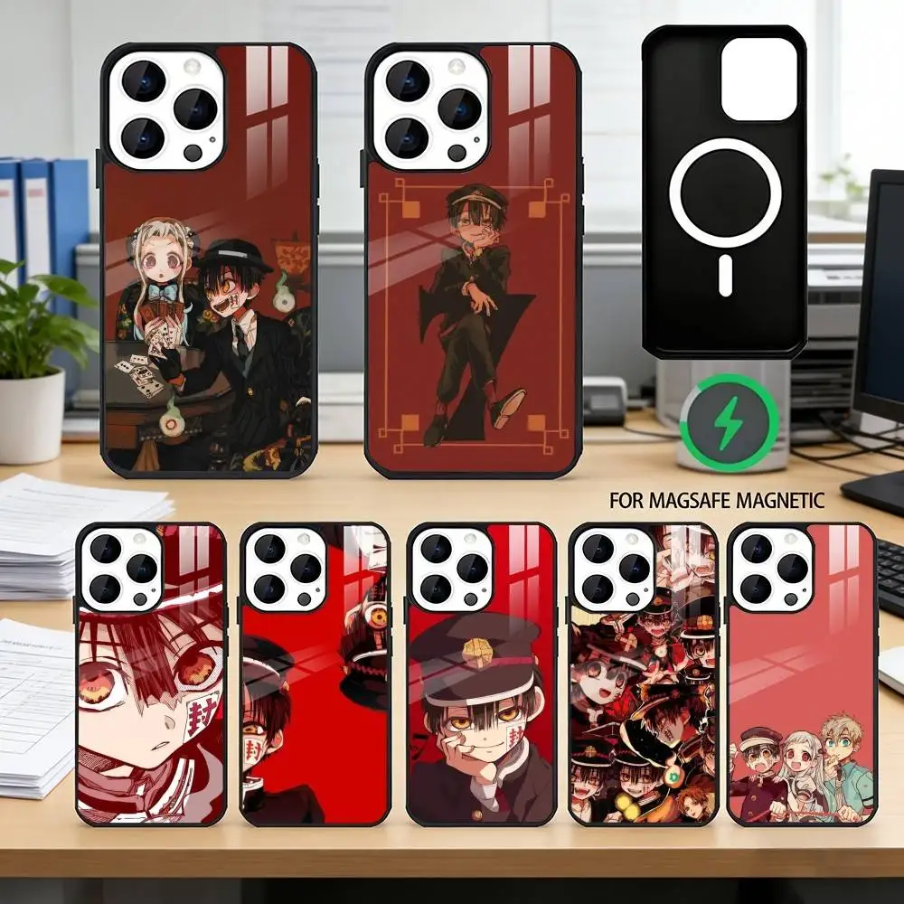 

Toilet-Bound Hanako-kun Cute Anime Phone Case For iPhone17,16,15,14,13,12,11 Plus,Pro Magnetic with Magsafe Wireless Charging