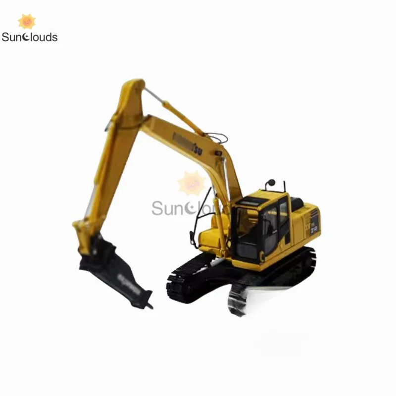 For Komatsu Model Toy Alloy 1:50 Scale Model PC200-8 Crushing Hammer Excavator Die Cast Model Toy Car & Collection Gift