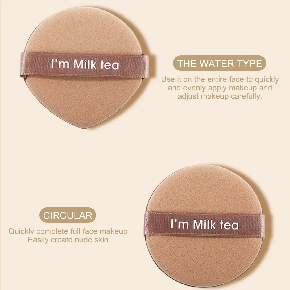 7 قطع من أدوات التجميل المنتفخة للمكياج، إسفنجة مكياج للنساء، خلاط منتفخ لبودرة الأساس العملاقة