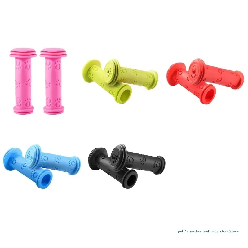 

Not Slip Kids Bike Handlebar Grips Tricycle Handle Grips easy installs Bike Grips Colorful Grips for Children Age 3 to10