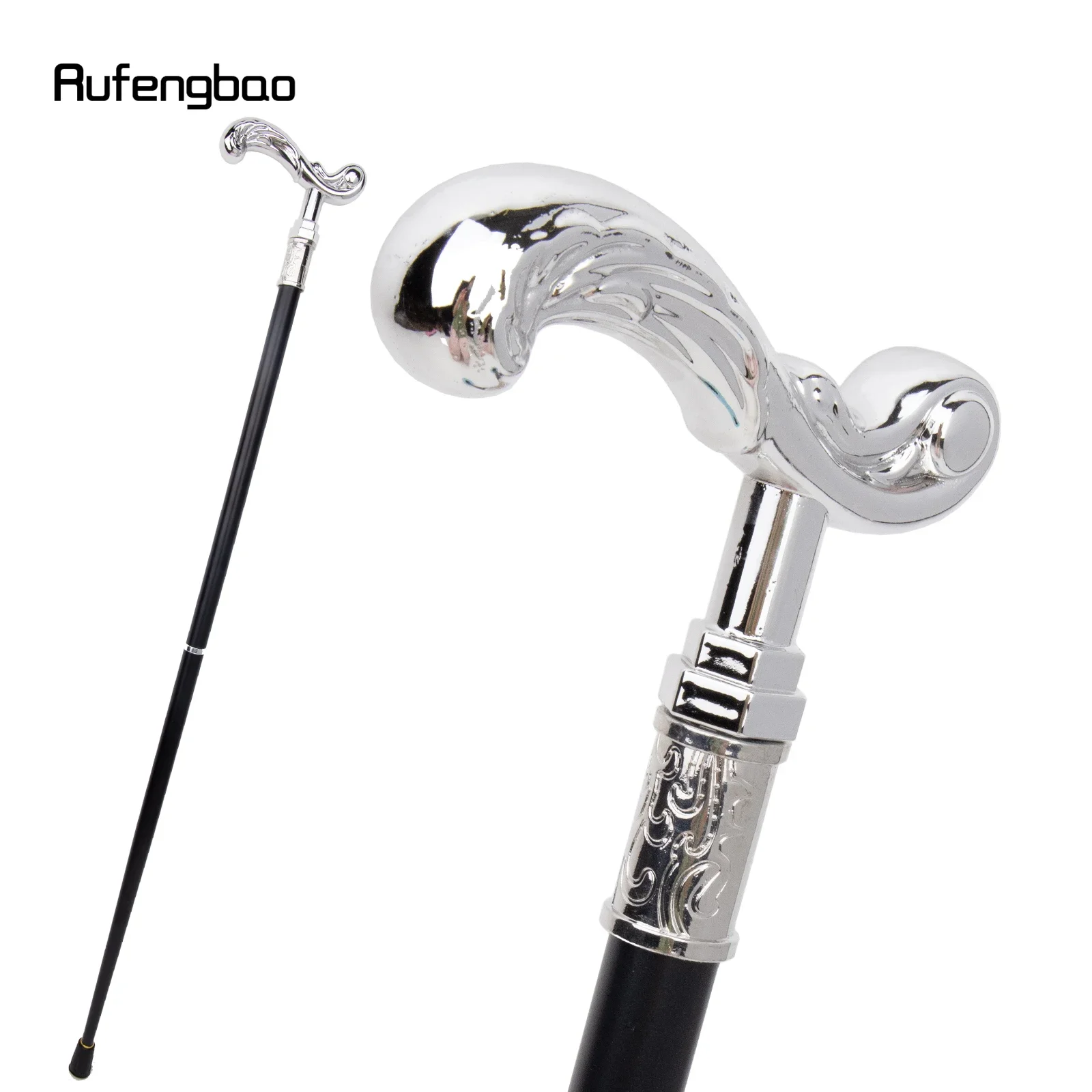 زهرة بيضاء عصا للمشي ديكور مصاص دماء تأثيري خمر حفلة عصرية عصا للمشي هالوين كروسيير 94 سنتيمتر