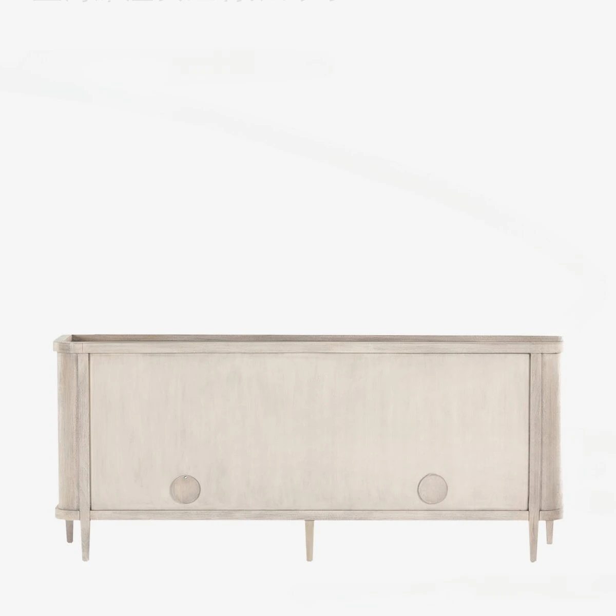 

American country retro oak porch cabinet, French storage side cabinet