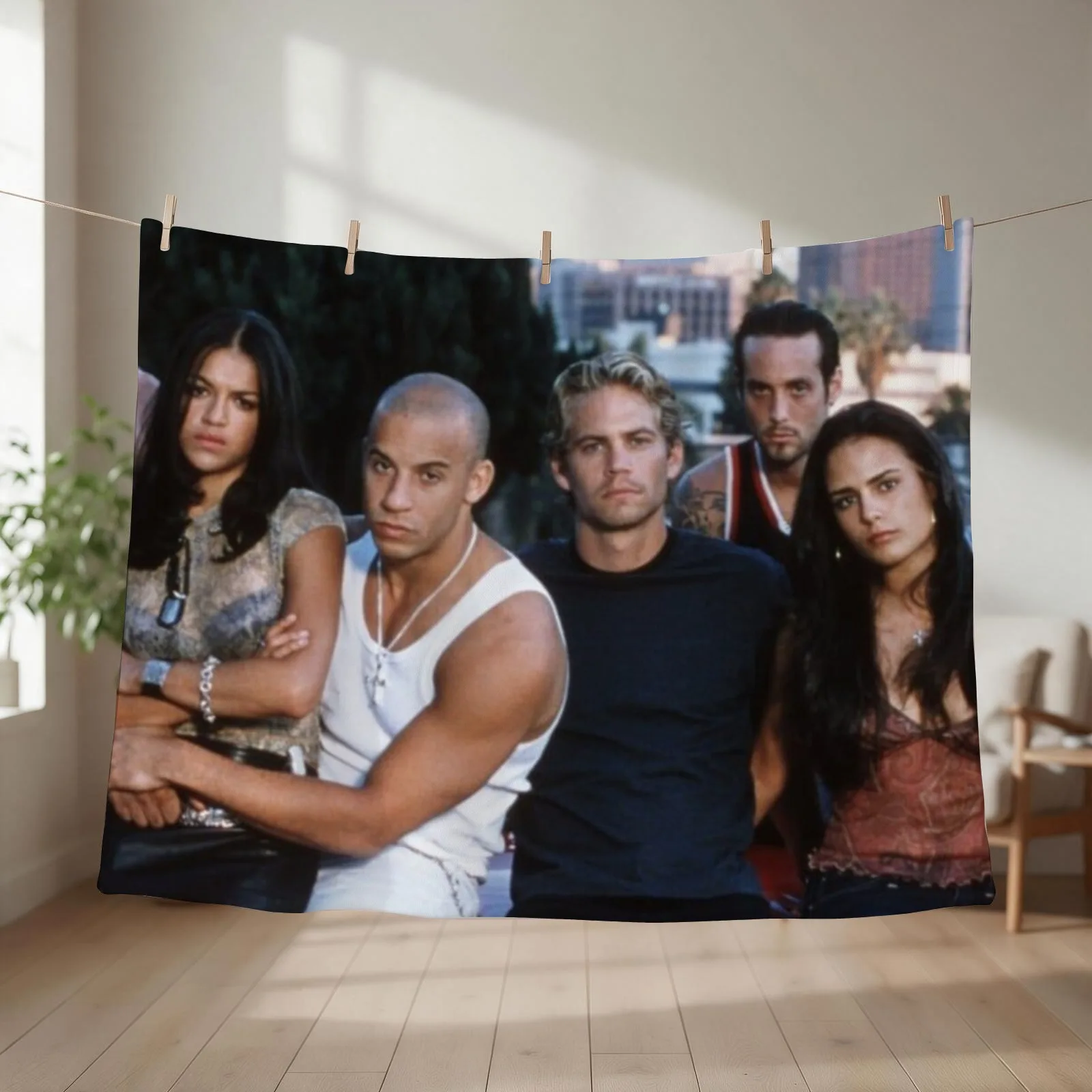 fast and furious Throw Blanket Single For Sofa Thin Vintage Tourist Blankets