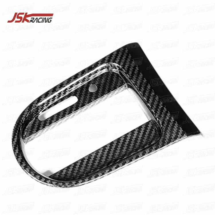 DRY CARBON FIBER GEAR SURROUND LHD for 2015-2019 FORD MUSTANG 2D