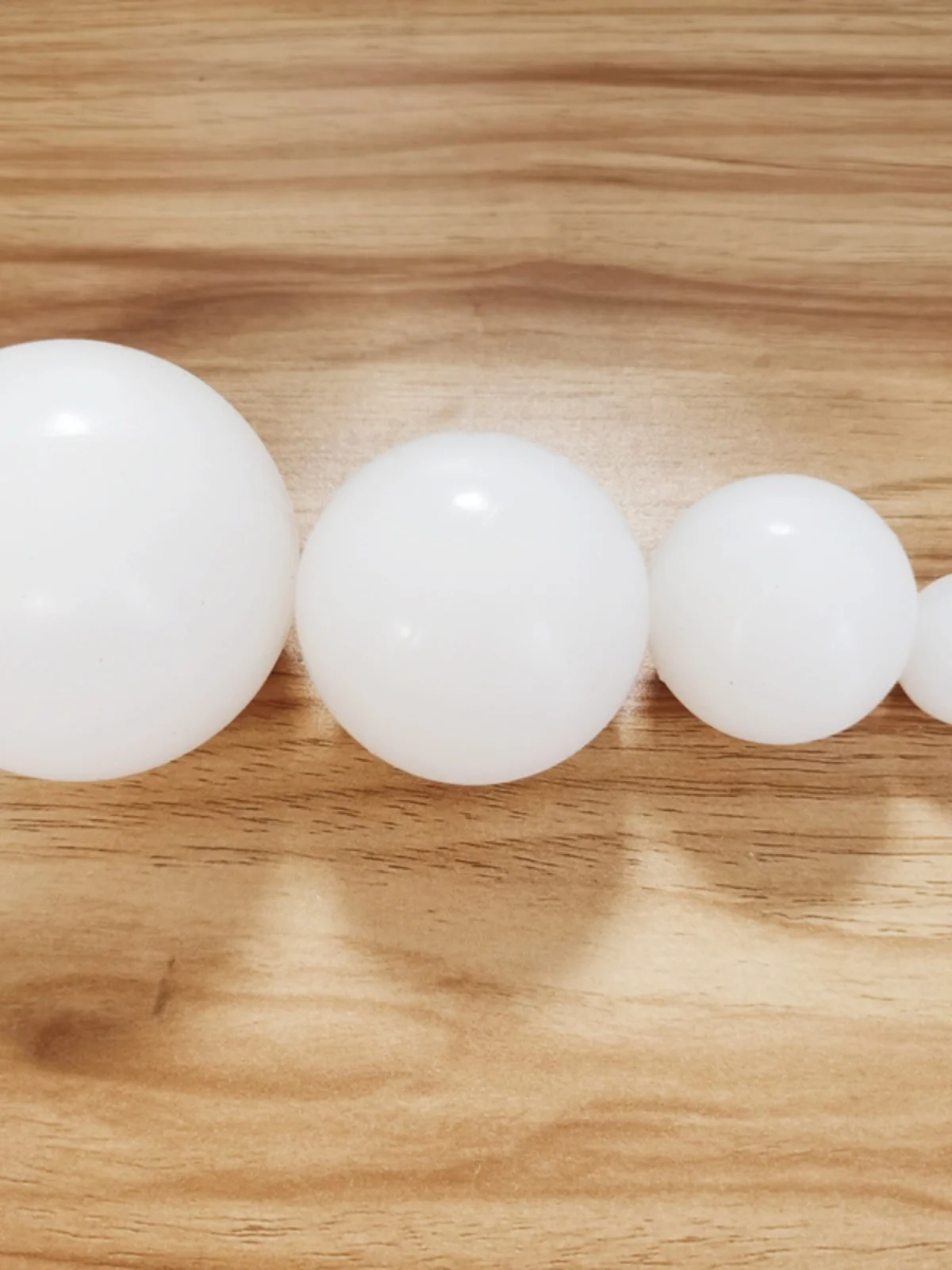 20/50/100/200/500/1000Pcs Diameter 11mm-25mm White Solid Silicone Ball Vibrating Screen Silicone Ball Wooden Door Elastic Ball