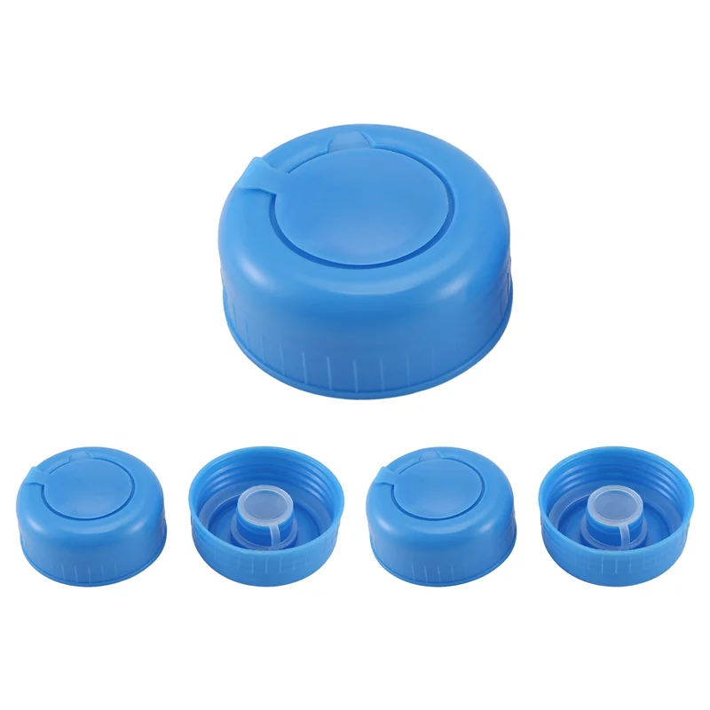 ABRG-Кепка для кувшина для воды, 5 упаковок, пластиковая крышка для бутылки с водой, синяя крышка для бутылки с питьевой водой, сменный инструмент для бутылки, не протечек