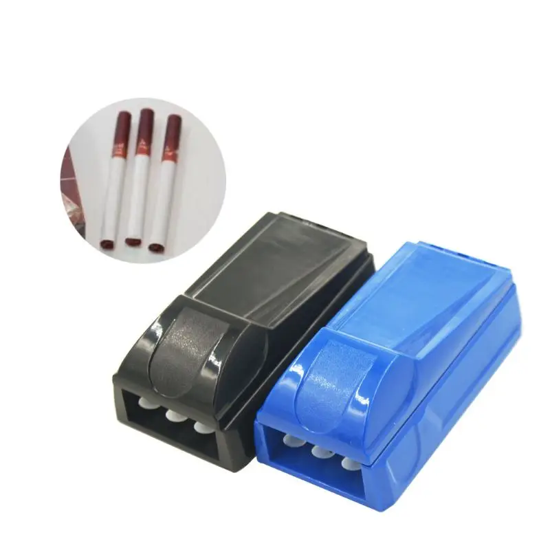 Plastic Manual Triple Cigarette Tube Injector Rolling Machine Roller Maker New