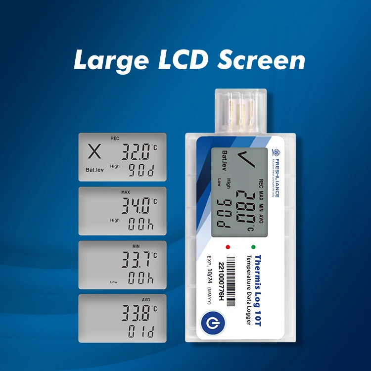 3PCS Freshliance Thermis Log10T Pharma Transport Single Use Temperature Data Logger