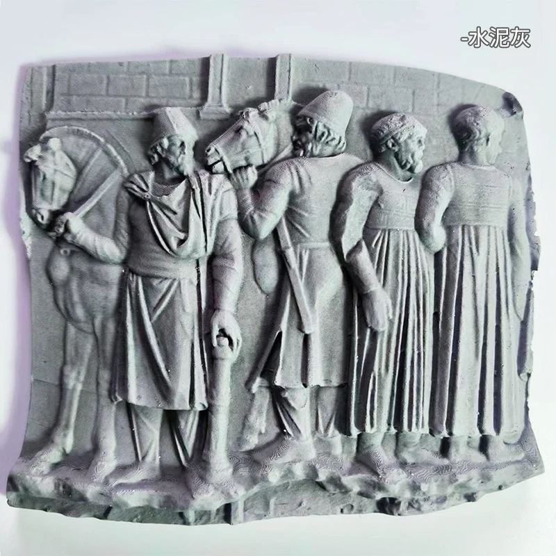

"Like a True Column" Resin Relief Architecture Original Style Window Display Photography Dao Seiko Figure Sculpture