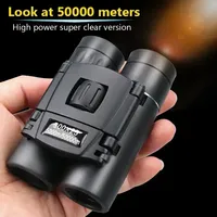 Mini Portable Zoom HD Telescope, Powerful Binoculars, 500x25 Folding Long Range, Low Light Night Vision, Professional