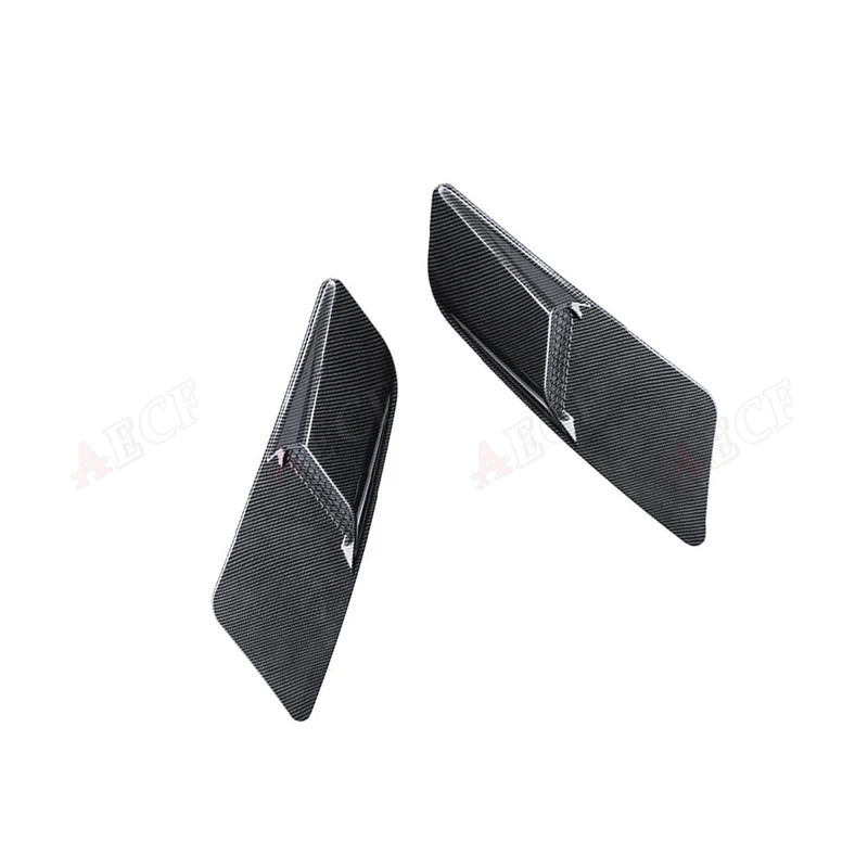 

For Ford Mustang GT500 2015-2017 Carbon Fiber Engine Hood Air Outlet Vent Trim Splitter Panel Body Kit Car Accessories