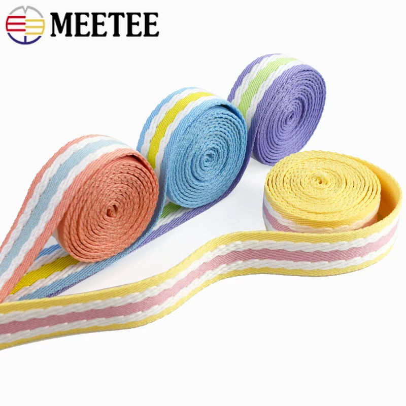 

5/10Meter 15-25mm Sewing Webbing Straps Decorative Ribbon for Belt Sling Clothes Bias Binding Backpack Strap DIY Bag Accessories