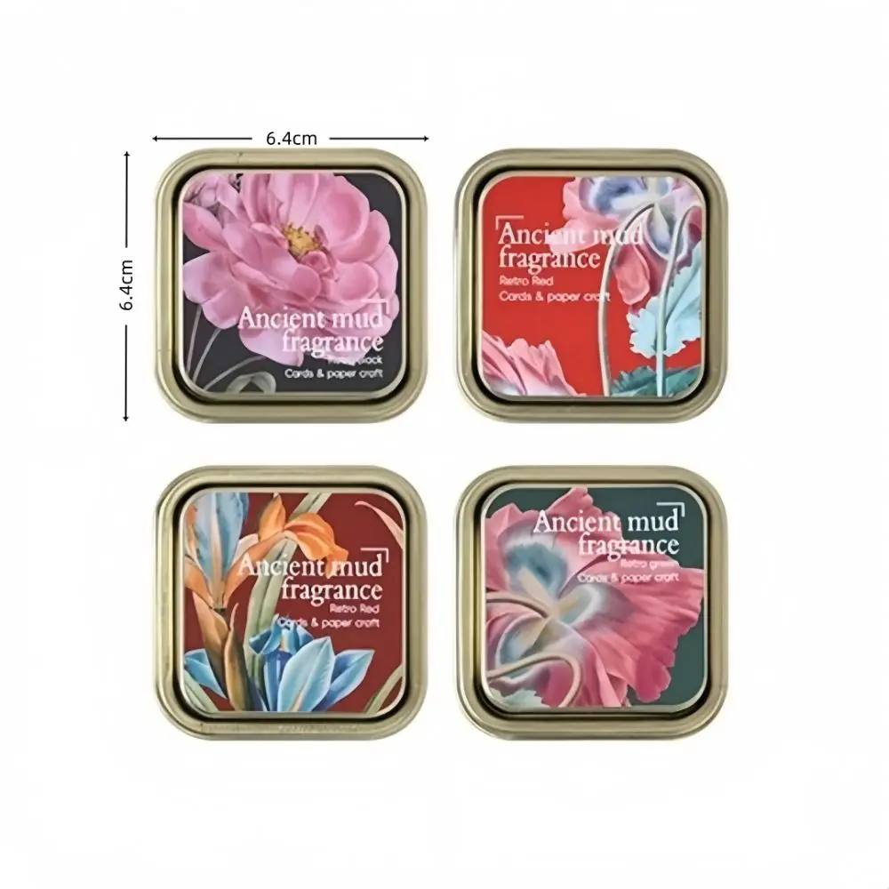 جديد العالمي طالب مختمة متعددة الألوان الحبر القائم على النفط ورأى الحبر الذاتي ختم مربع القرطاسية Inkpad هدايا العيد