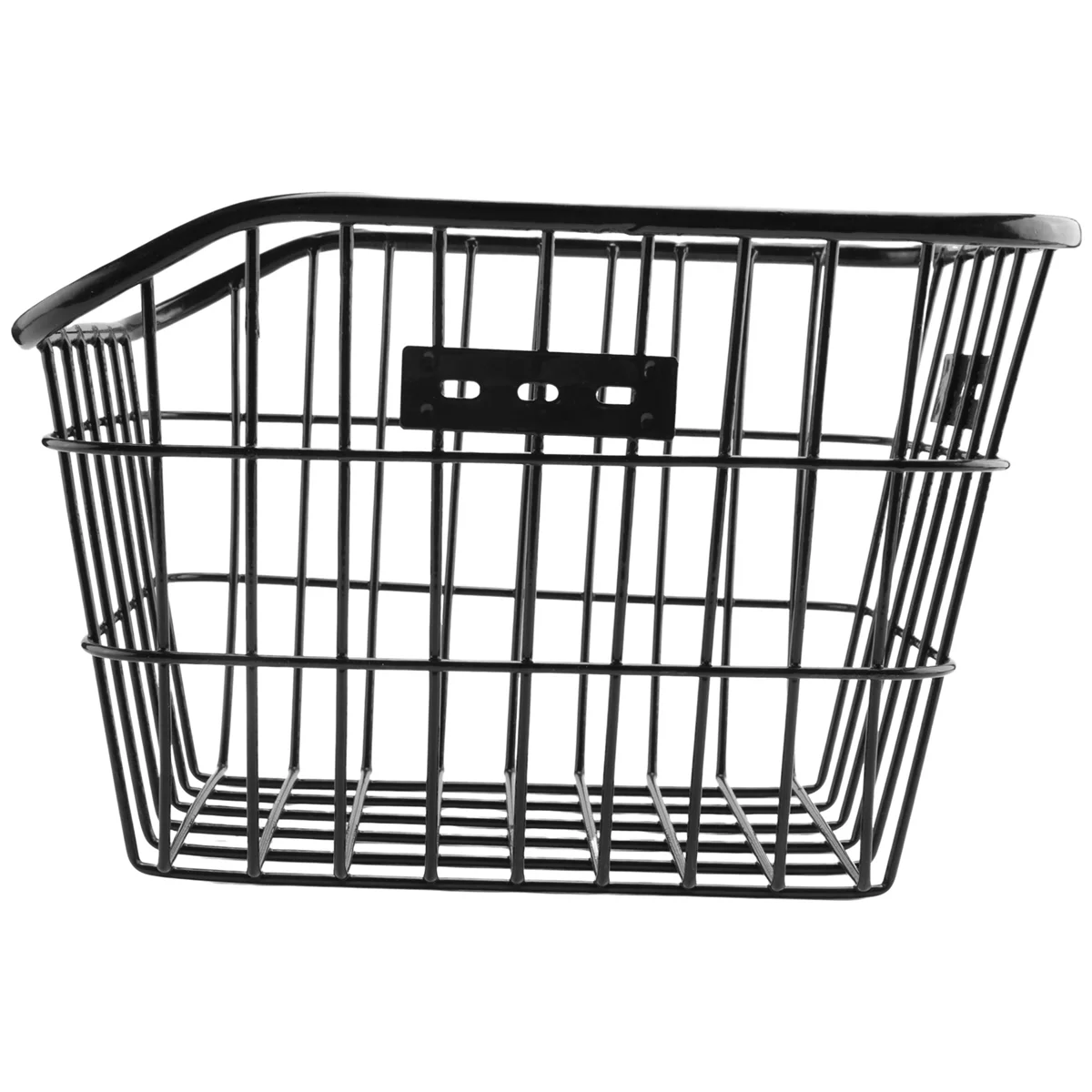 Rear Bike Basket Waterproof Large Capacity Metal Wire Bicycle Basket for Most Rear Bike Racks