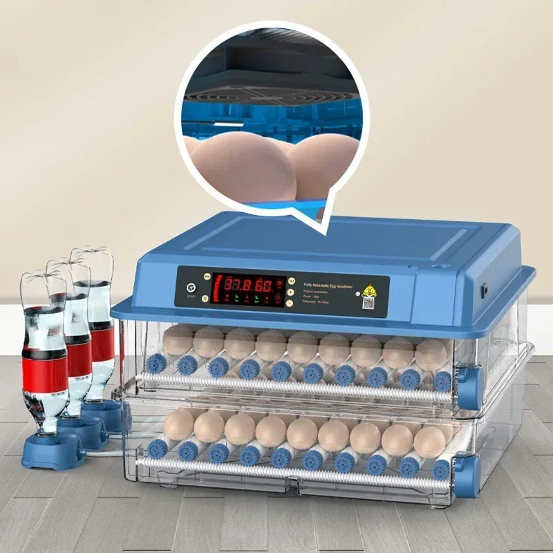 Double Power Intelligent Electric Incubator Automatic Egg-turning Chicken, Duck, Goose, Pigeon, Peacock And Parrot Egg Incubator