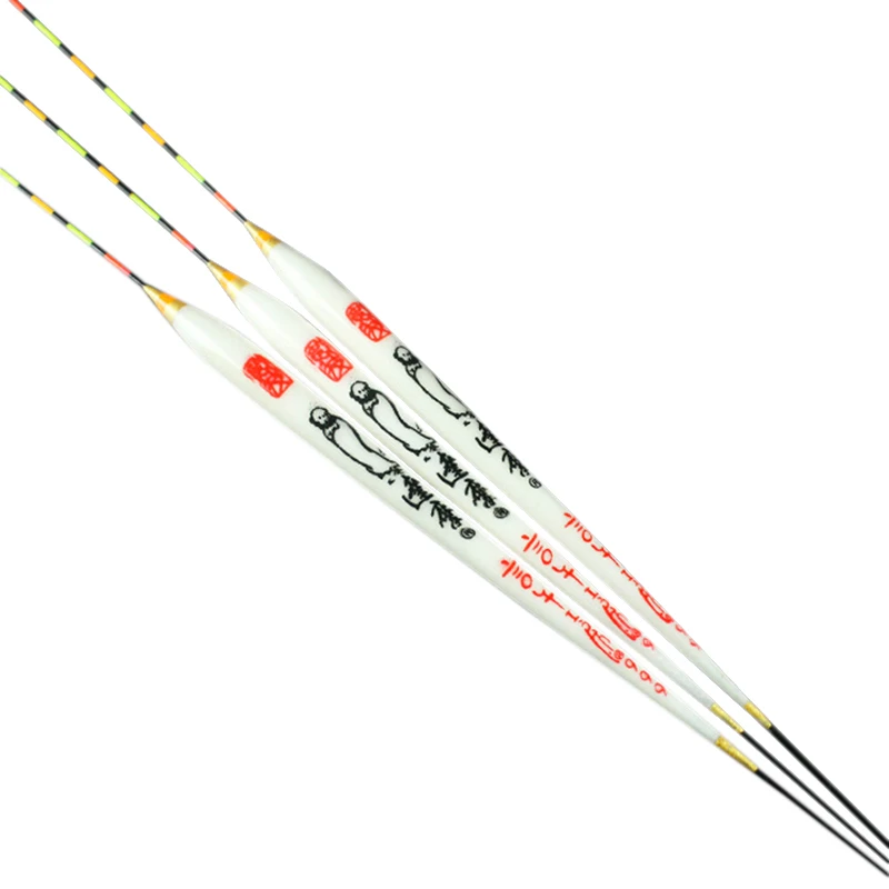 Balkan Wood Floating Fish Float Crucian Carp Tilapia Thickening Sensitive Eye-catching Drift Body Long Day And Night Dual use - view 4