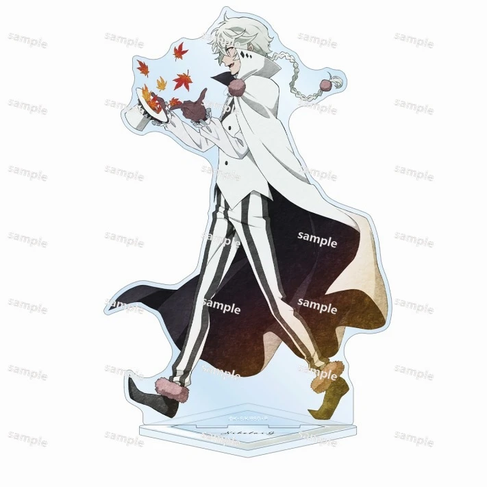 Game Nakajima Atsushi Dazai Osamu Nakahara Chuya Akutagawa Ryunosuke Acrylic Stand Figure Doll Anime Keychain Cosplay Toy Gift