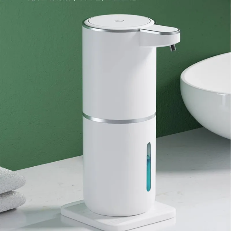 Automatic Foam Soap Dispensers Bathroom Smart Washing Hand Machine With USB Charging White High Quality ABS Material