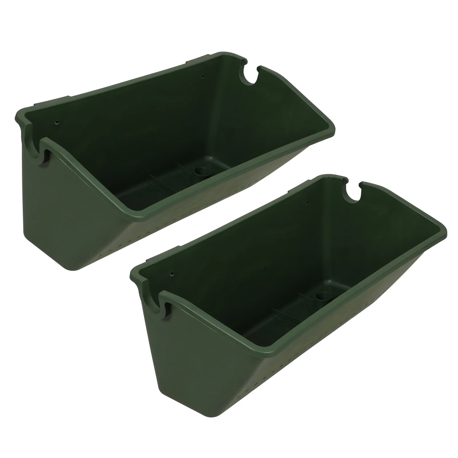 

2Pcs Plant Wall Flower Pots Durable PP Vertical Wall Planters Creative Balcony Garden Mall Background Pot
