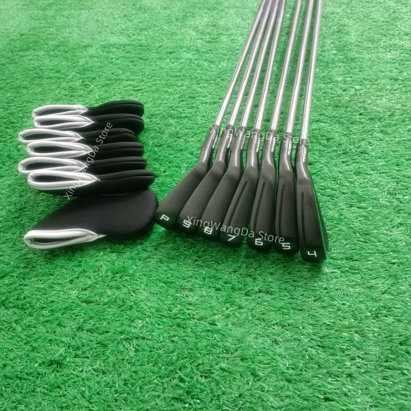

Taifu 2024New Men's 790 Golf Clubs black P790 Golf Irons Fourth generation 7pcs 4-9P R/S/SR Flex Steel/Graphite Shaft,with Head