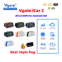 Vgate iCar2 OBD2 OBD 2 Scanner ELM327 WIFI Bluetooth Auto Diagnostic Car Code Reader obd 2 ELM 327 V2.2 iCar 2 Scan Tool