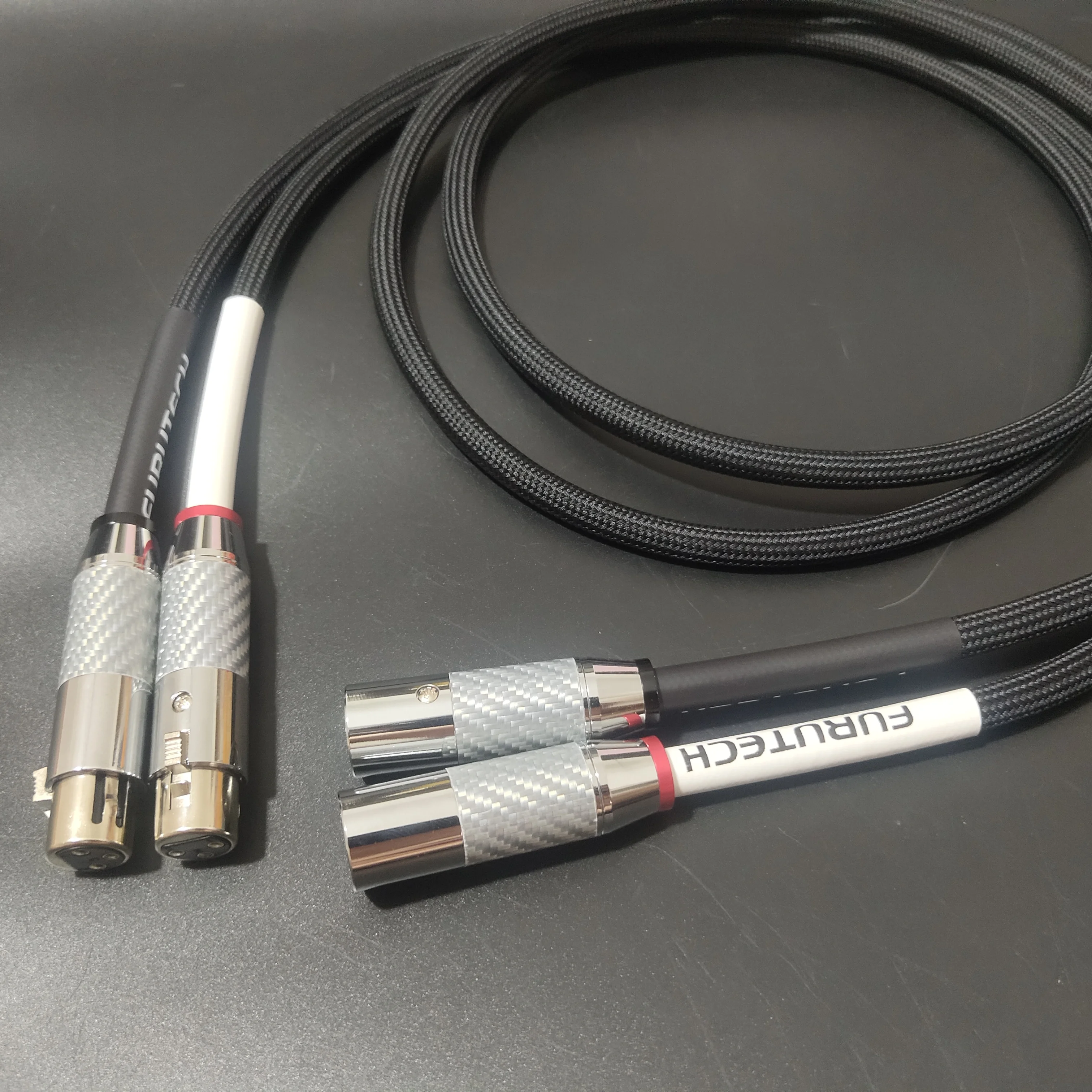 

High Quality Furutech μ-P2.1OCC single crystal copper XLR balanced audio line audiophile grade amplifier cable made in Japan