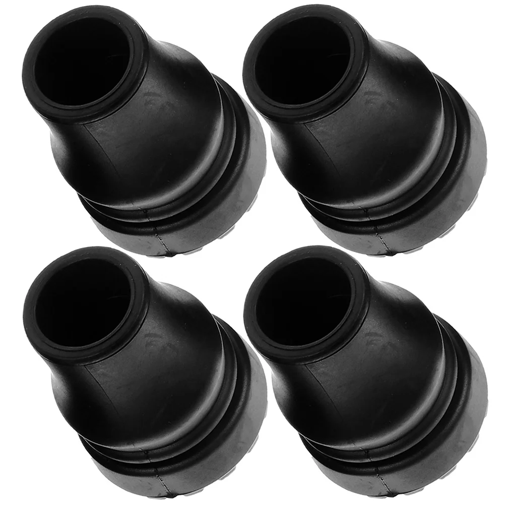 

4Pcs Wear-Resistant Crutch Replacement Tips Non-Skid Cane Feet Covers Walking Stick Pole End Protection Walking Pole Tips